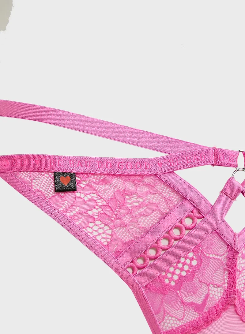 Knickerbox Planet by Ann Summers First Impression Lace Thong
