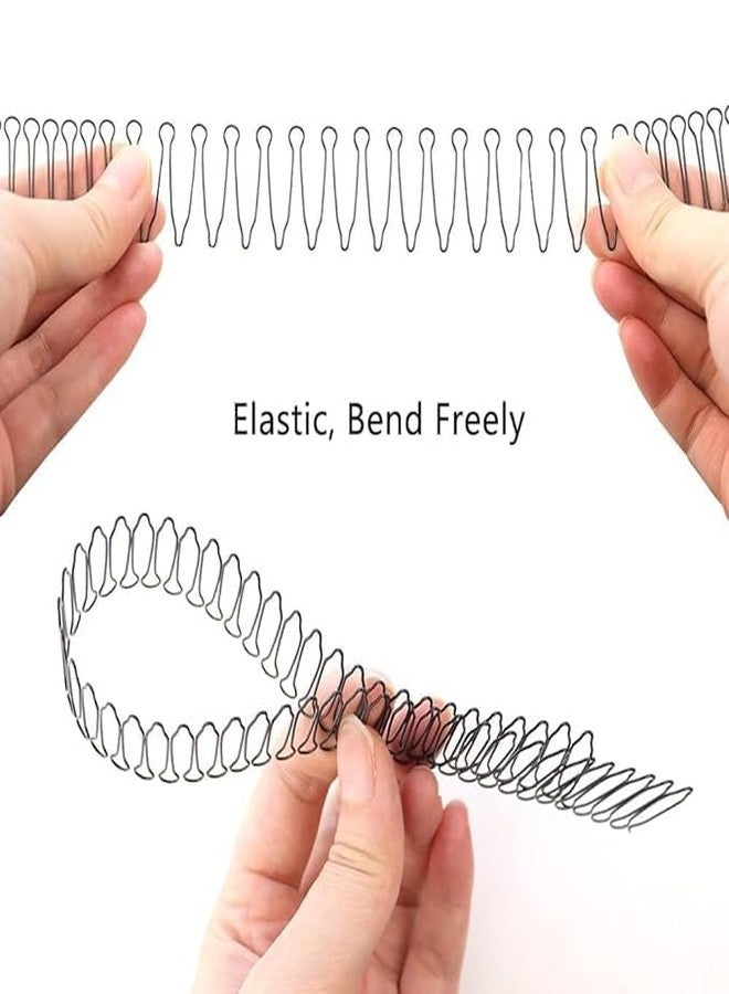 Rinpoche U Shape Hair Finishing Fixer Wavy Comb Curly Hair Tidying Metal Wire Hair Combs Invisible Hairstyle Hair Accessories for Women's and Girl's (Black) (Pack Of 1) - Image 3