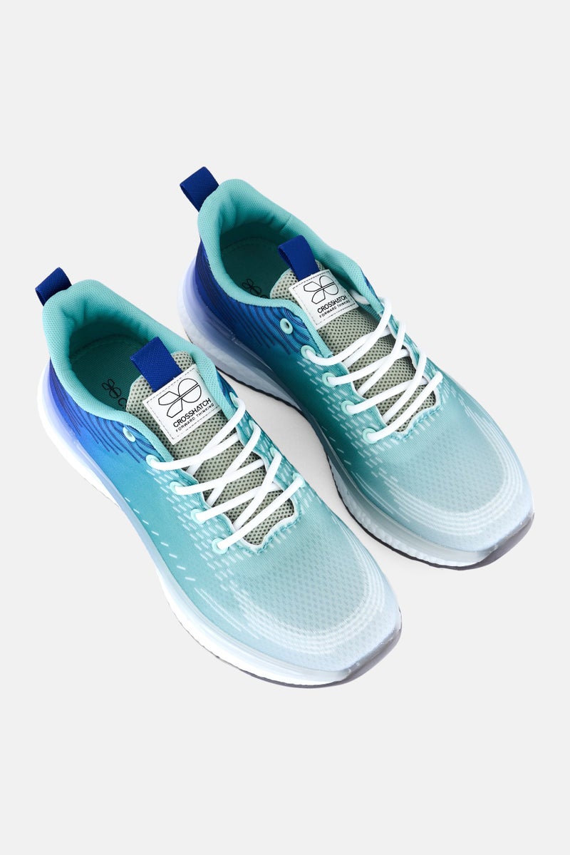 CROSSHATCH Men Azra Lace Up Outdoor Shoes, Blue - Image 4