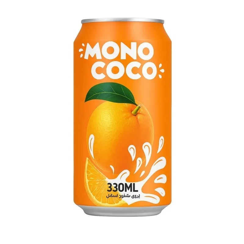 Mono Coco Orange Flavored Juice In Can- 300ml