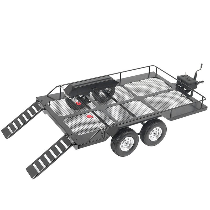قطعة إضافية لمركبة سحب أسطول معدنية بأربع إطارات مناسبة لسيارة راديو التحكم RC4WD TRX4 مقياس 1/10 - Image 5