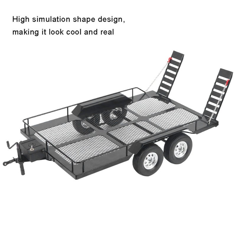قطعة إضافية لمركبة سحب أسطول معدنية بأربع إطارات مناسبة لسيارة راديو التحكم RC4WD TRX4 مقياس 1/10 - Image 4
