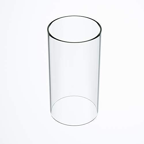 Large Size Hurricane Candle Holder Glass Glass Cylinder Open Both Ends Open Ended Hurricane Glass Lamp Shade Replacement 25 Wide x 4 Tall Multiple Specifications 25  25  6