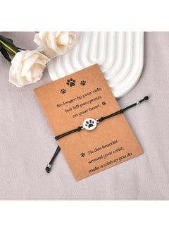 MXXGMYJ Dog Memorial Gifts for Loss of Dog Pet Paw Bracelet for Women Men Friendship Gifts for Best Friends Bereavement Gifts for Dog Cat Passing Away Gifts Pet Loss Sympathy Gifts for Dog Lovers Bracelets  - Image 5