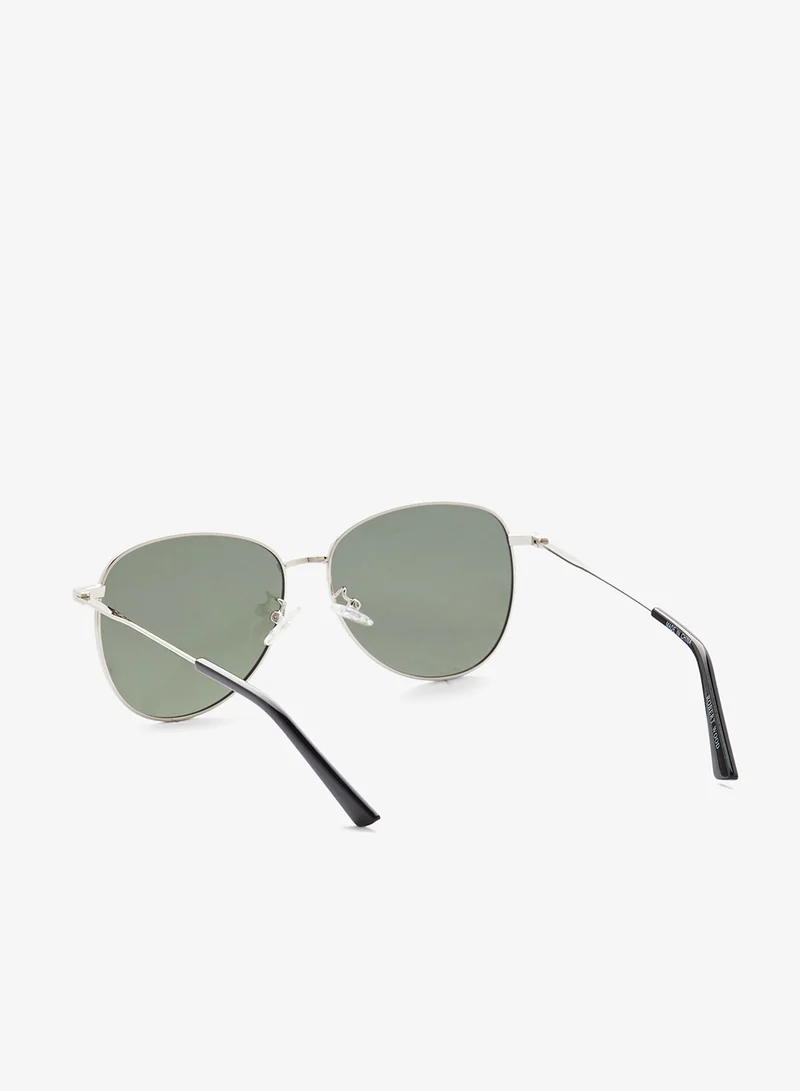 Robert Wood Polarized Lens Aviator Sunglasses