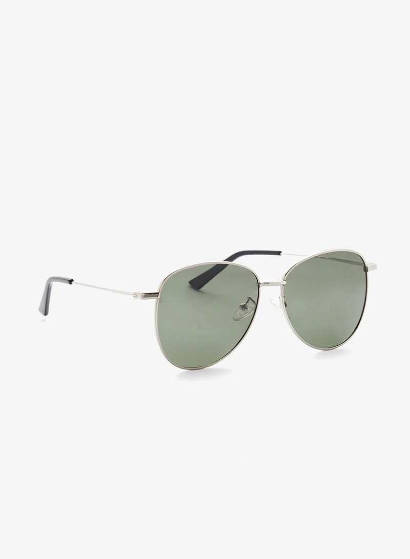 Robert Wood Polarized Lens Aviator Sunglasses
