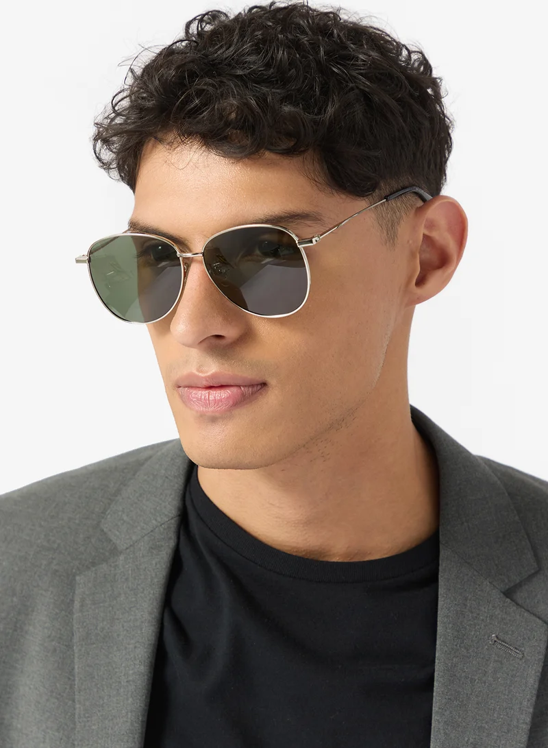 Robert Wood Polarized Lens Aviator Sunglasses