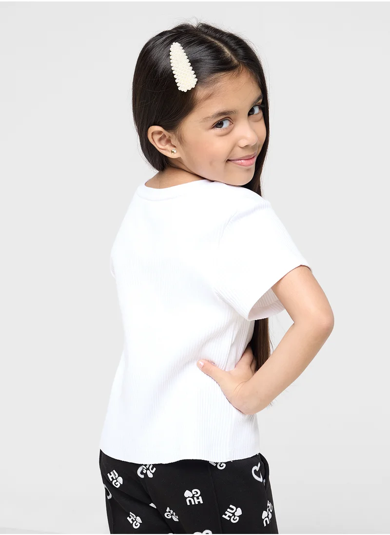 هوجو Kids Logo T-Shirt