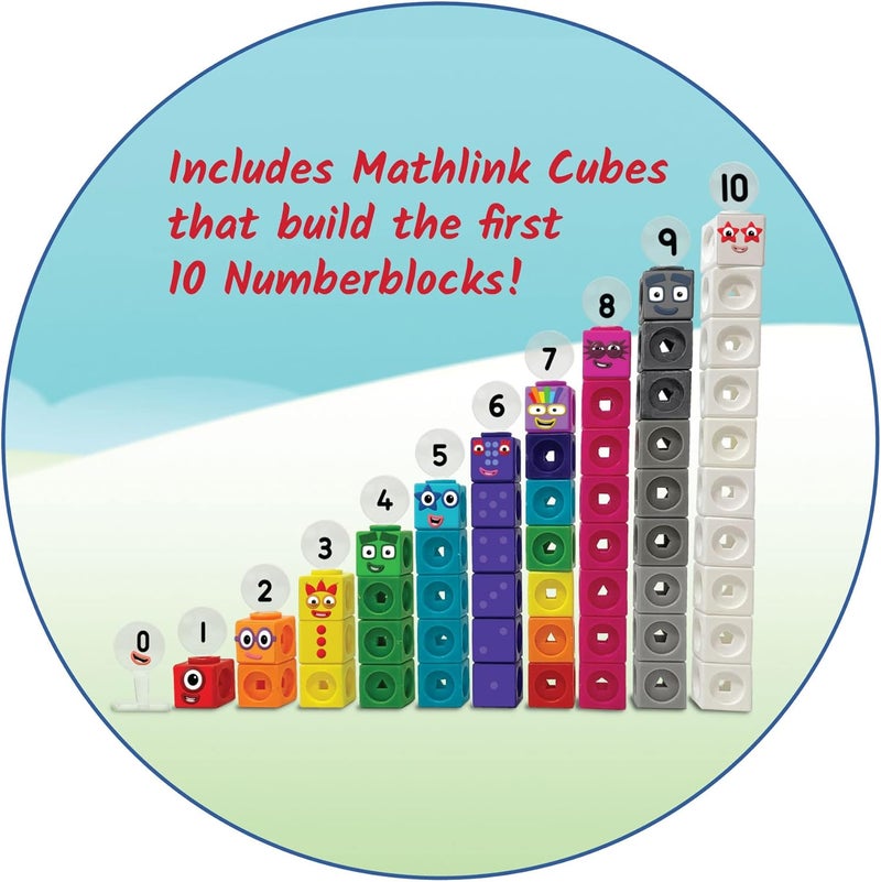 hand2mind hand2mind MathLink Cubes Numberblocks 110 Activity Set 30 Preschool Learning Activities Counting Blocks Linking Cubes Educational Toys for Kids Number Games Math Manipulatives Kindergarten  - Image 2