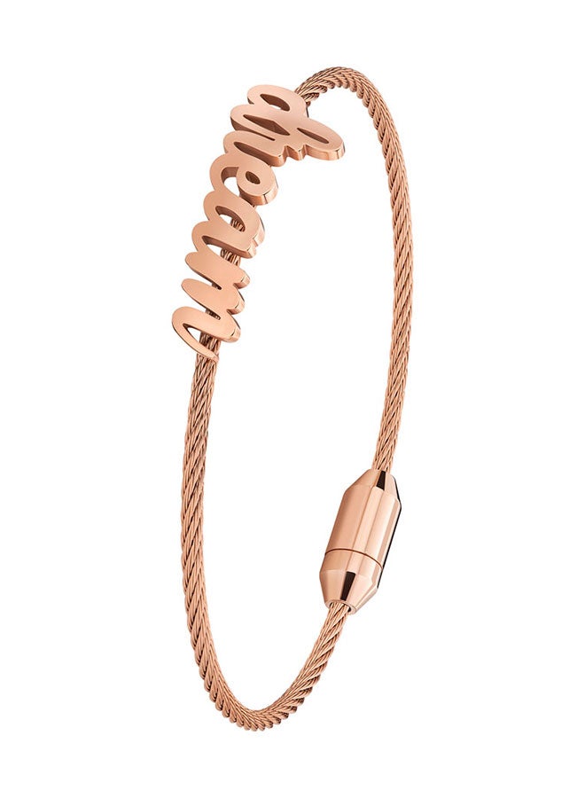 شيروتي 1881 سوار نسائي ذهبي أنيق وكلاسيكي مجوهرات ذهب للنساء - Image 2