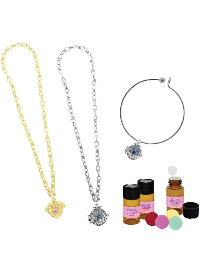 هاشتاج مجموعة مجوهرات والعطور متعددة الألوان مكونة من 17 قطعة بأبعاد 5.1 × 26.1 × 30.5 سم، HTMB2102 - Image 3