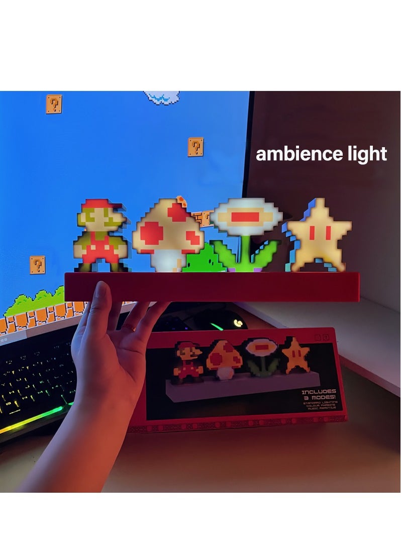 Mario Mary combination night light atmosphere light creative night light rechargeable