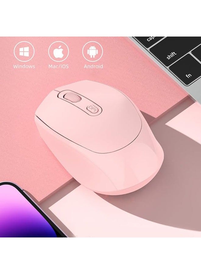General Laptop Universal Wireless Bluetooth Mouse Rechargeable Dual Mode Mute Male and Female Office Wireless Mouse  - Image 3