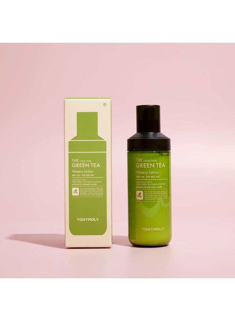TONYMOLY The Chok Chok Green Tea Watery Lotion | Lightweight Hydrating Face Lotion | Moisturizes, Soothes & Refreshes Skin | 160 ml - Image 3
