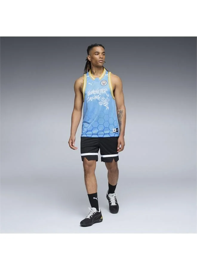 Puma Team Light Blue HOOPS x MANCHESTER CITY Basketball Jersey Men for Men | Best Price UAE