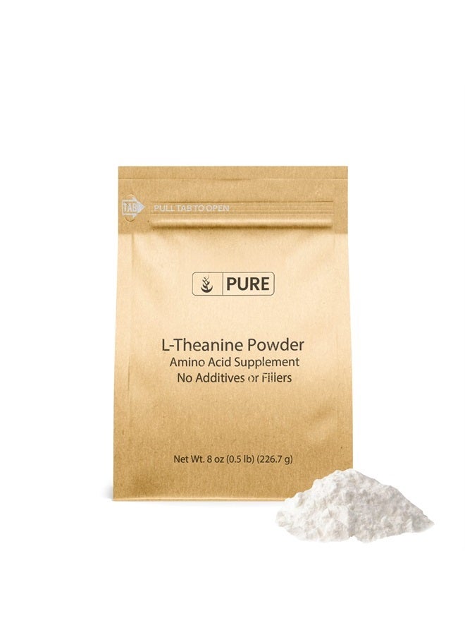 Pure Original Ingredients L-Theanine (8 oz) Amino Acid Supplement, No Additives or Fillers - Image 1