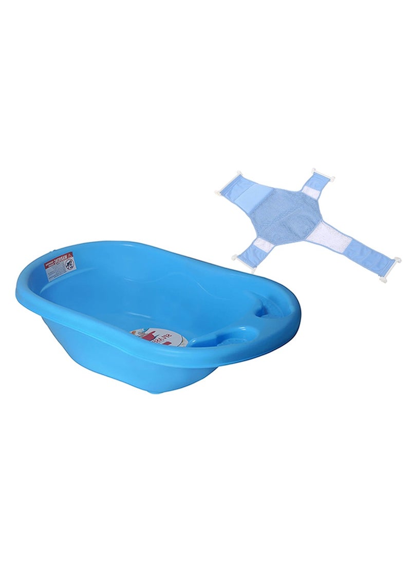 STAR BABiES Sunbaby Pack of 2 (Sunbaby Splash Bathtub with Bath Support) - Blue - Image 1
