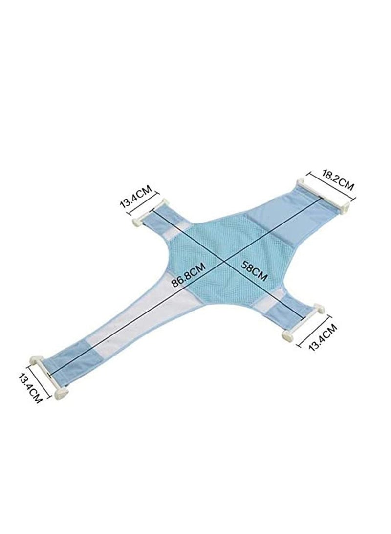 STAR BABiES Sunbaby Pack of 2 (Sunbaby Splash Bathtub with Bath Support) - Blue - Image 5