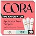 Cora Organic NonApplicator Tampons Multipack 18 Light 18 Regular NonApplicator Tampons - Image 1