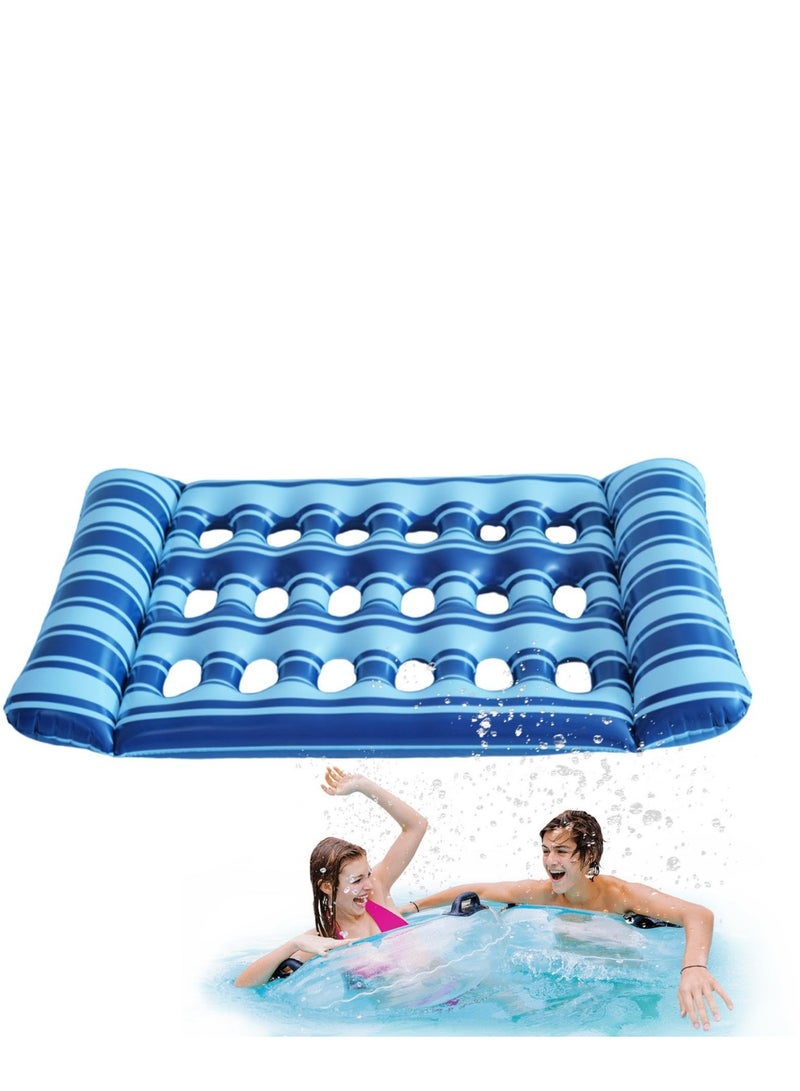 KASTWAVE Inflatable Rafts, Water Float Inflatable, Floating Mesh Chair, Comfortable floaties with Ergonomic Design Flotation Devices Pool Rafts for Outdoor Beach Swimming Pool Lake and River - Image 1
