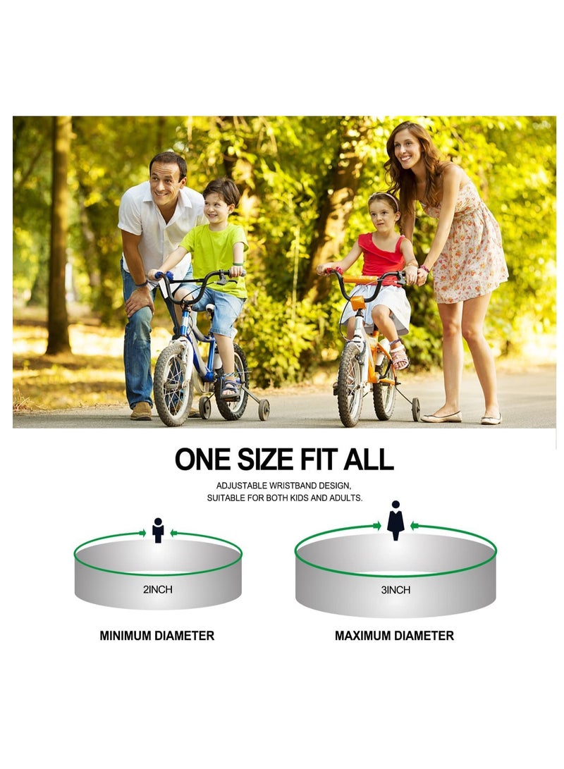 SOLARAE Mosquito Repellent Bracelets 24 Pack PU Leather Bands DEET Free Wristbands Safe for Adults and Kids Indoor Outdoor Camping Swimming Fishing Traveling - Image 2