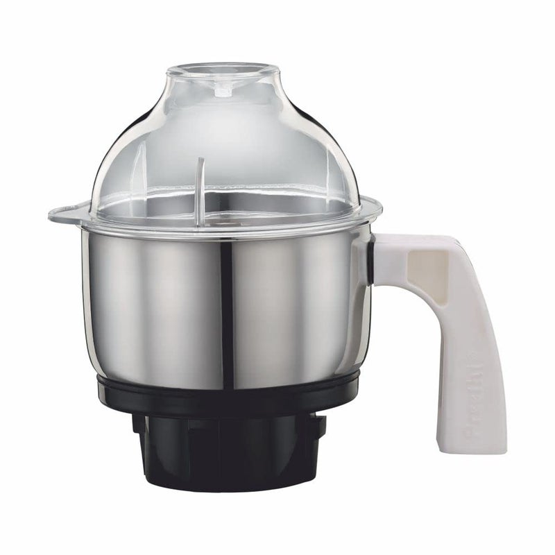 Preethi جرة جيني من الفولاذ المقاوم للصدأ Preethi MGA-504 لـ Eco Twin و Plus/Chef Pro و Blue Leaf، سعة 0.5 لتر، فضي - Image 5