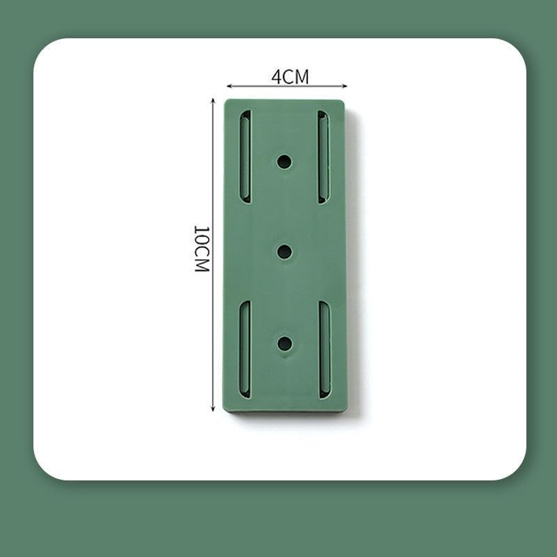 V2H 1 Pcs Self Adhesive Power Strip Holder Fixator Wall-Mounted Desktop Socket Fixer Cable Organizer Multi-Purpose Punch-Free Wall Mount Up to 8kg, (Multicolour) - Image 5