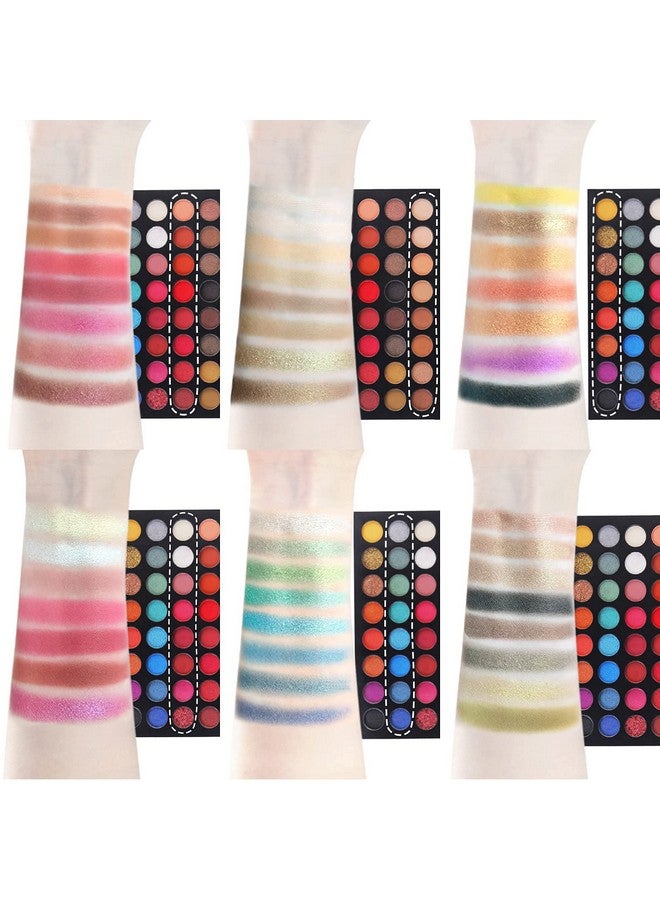 ONLYBETTER Eyeshadow Palette Glitter 48 Colors Bright Colorful Shimmer Eye Shadow Makeup Palette High Pigmented Metallic Color Eye Shadow Powder Easy To Blend Rainbow Sparkle Glitter Eyeshadow Pallet - Image 4