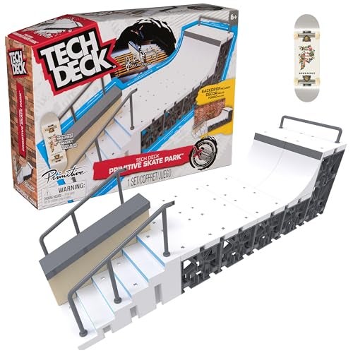 SPIN MASTER TECH Deck Primitive XConnect Skate Park Customizable and Buildable Ramp Set with Exclusive Fingerboard Kids Toy for Ages 6 and up - Image 1