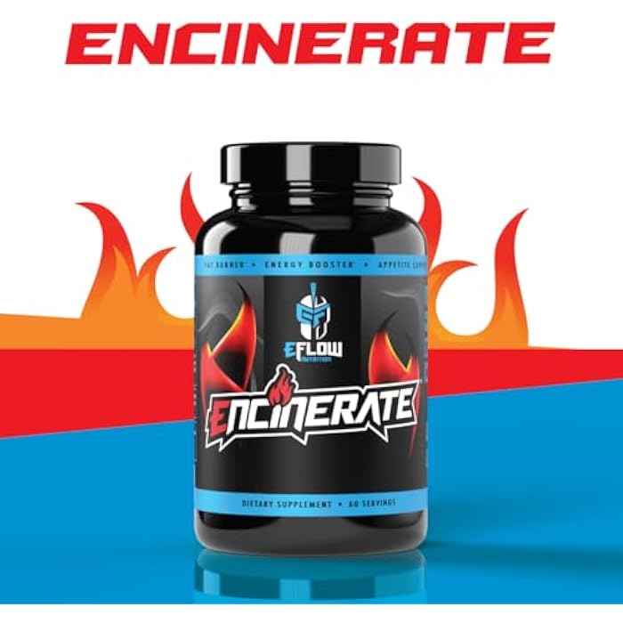 eFlow Nutrition ENCINERATE - Energy Management | Boost Energy & Focus | Premium Ingredients with L-Carnitine (60 Capsules) - Image 2