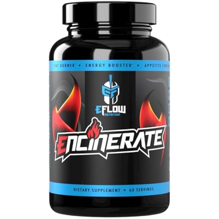 eFlow Nutrition ENCINERATE - Energy Management | Boost Energy & Focus | Premium Ingredients with L-Carnitine (60 Capsules) - Image 1