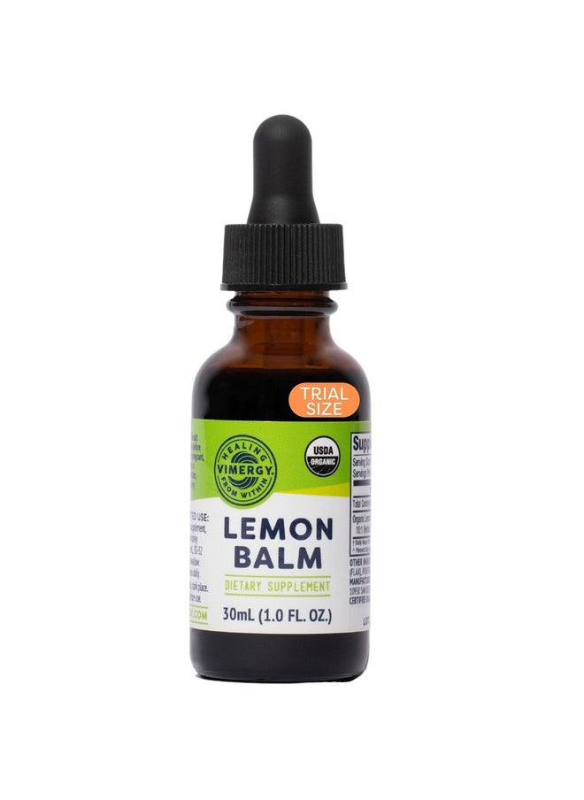 Vimergy Usda Organic Lemon Balm Extract 30 Servings Supports Calm And Relaxed Feeling Relief From Occasional Nervous Tension Alcoholfree Gluten Free Nongmo Kosher Vegan & Paleo (30 Ml)  - Image 1
