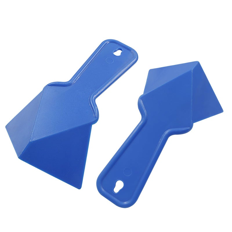 Moicstiy Drywall Trowel Plastic Inside Corner Trowel Tool for Drywall Tools Corner Trowel Building scraping(Blue, 2 Pcs) - Image 2