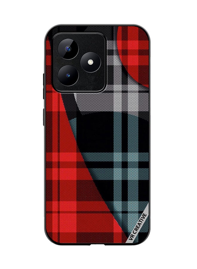 VR CREATIVE Protective Case Cover For Realme C53 Abstract Design Multicolour - Image 1