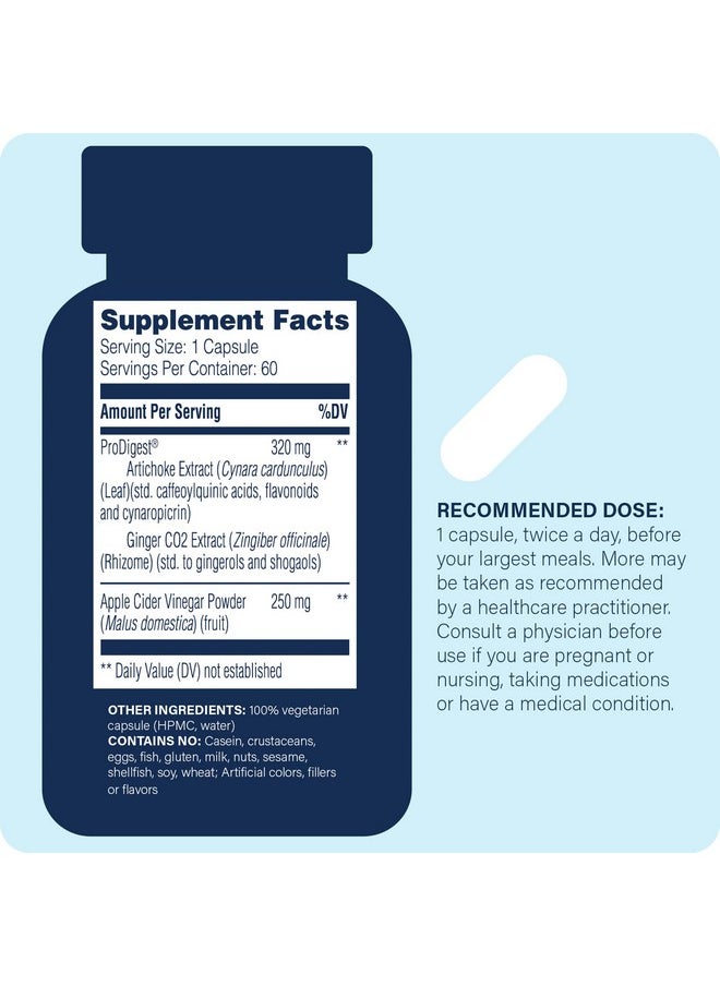 Enzyme Science Enzyme Science GI Motility Complex - Best Digestive enzymes for Women and for Men - Gut Health - Motility Activator - Digestive Health - Enzimas digestivas - 60 Capsules  - Image 1