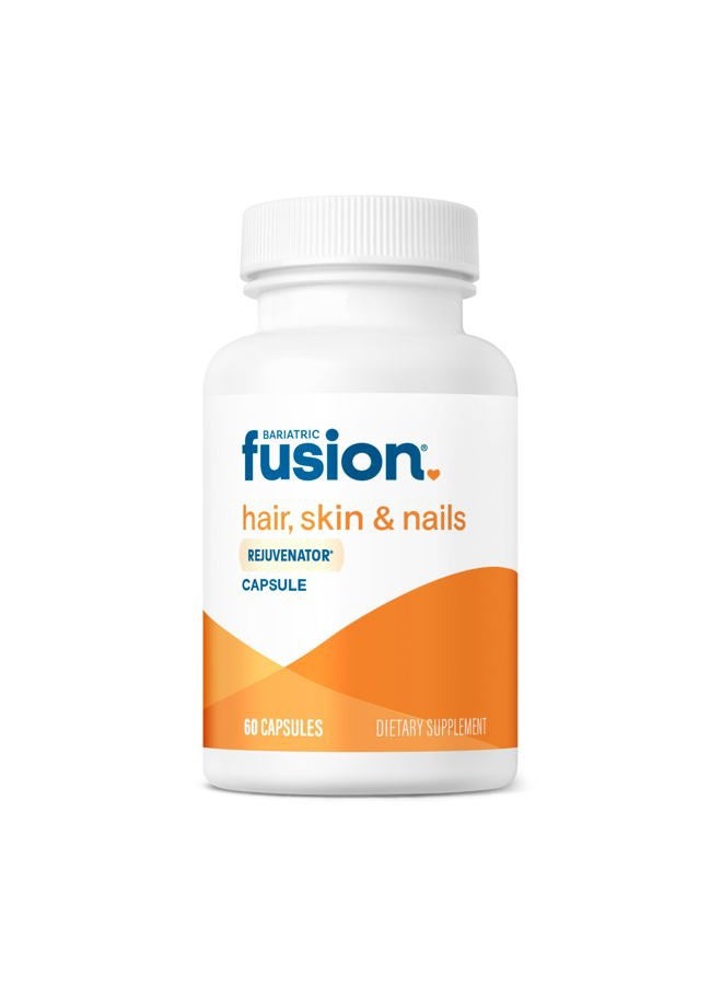 Bariatric Fusion ONE Per Day Bariatric Hair Skin and Nails Vitamins REJUVENATOR for Women | Vegan Hair Growth Vitamins with Biotin, Vitamin B12, and B1 | Easy to Swallow | 60 Capsules - Image 1