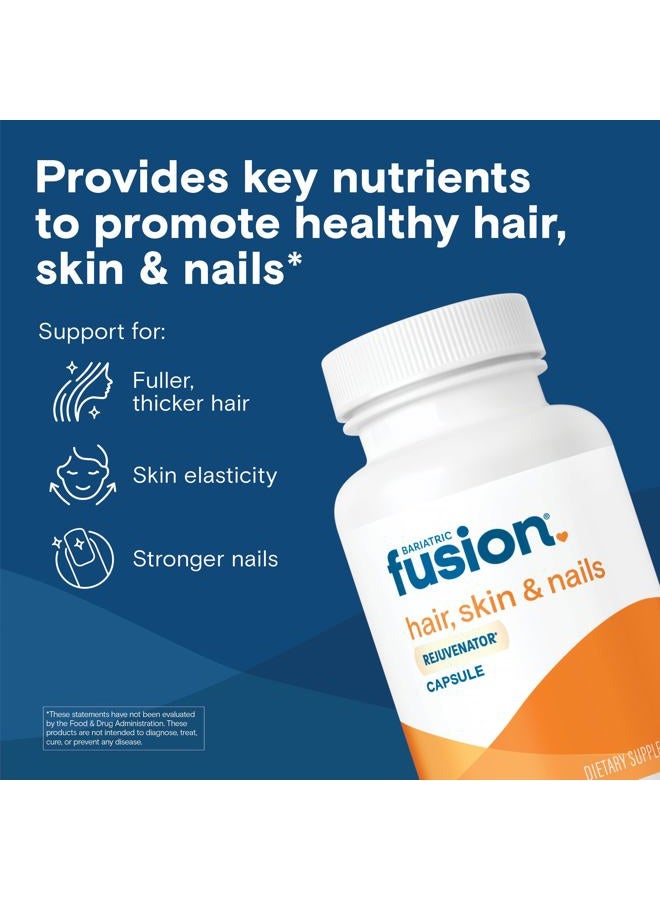 Bariatric Fusion ONE Per Day Bariatric Hair Skin and Nails Vitamins REJUVENATOR for Women | Vegan Hair Growth Vitamins with Biotin, Vitamin B12, and B1 | Easy to Swallow | 60 Capsules - Image 2