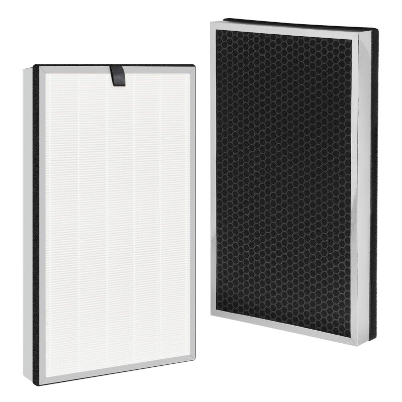 112 Air Purifier Replacement Filter Compatible with MA Series 112 Air Purifier V20 3 in 1 Prefilter Pleated Filter and Activated Carbon Filter 2 Pack