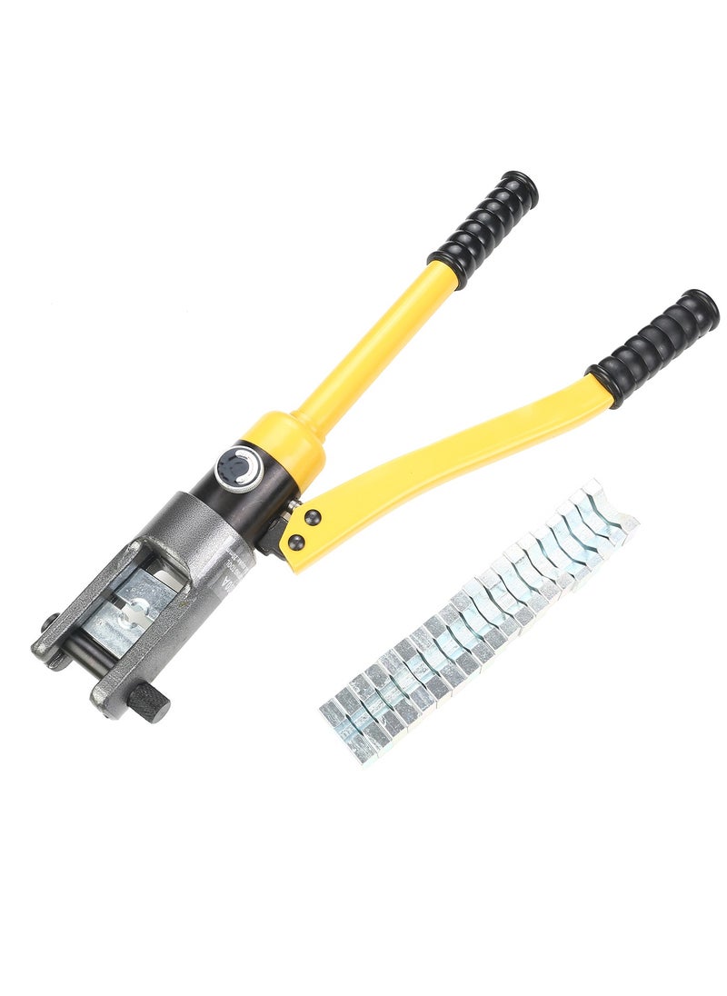 LAWAZIM Hydraulic Cable Lug Crimper - Heavy-Duty Hydraulic Wire Cable Crimper with Interchangeable Dies for Cable Lugs -Precision Crimping for Electrical Wiring Automotive and Industrial Applications  - Image 2