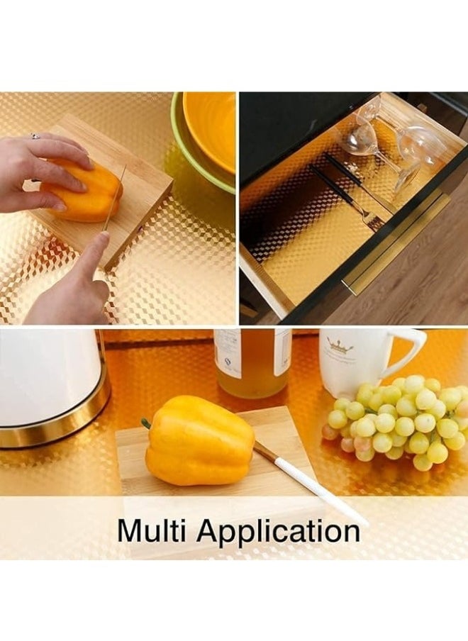 Transparent white silicone drawer roll for kitchen drawer, cabinet and refrigerator drawer, washable and not affected by water to protect the drawer from oils, 200*45cm