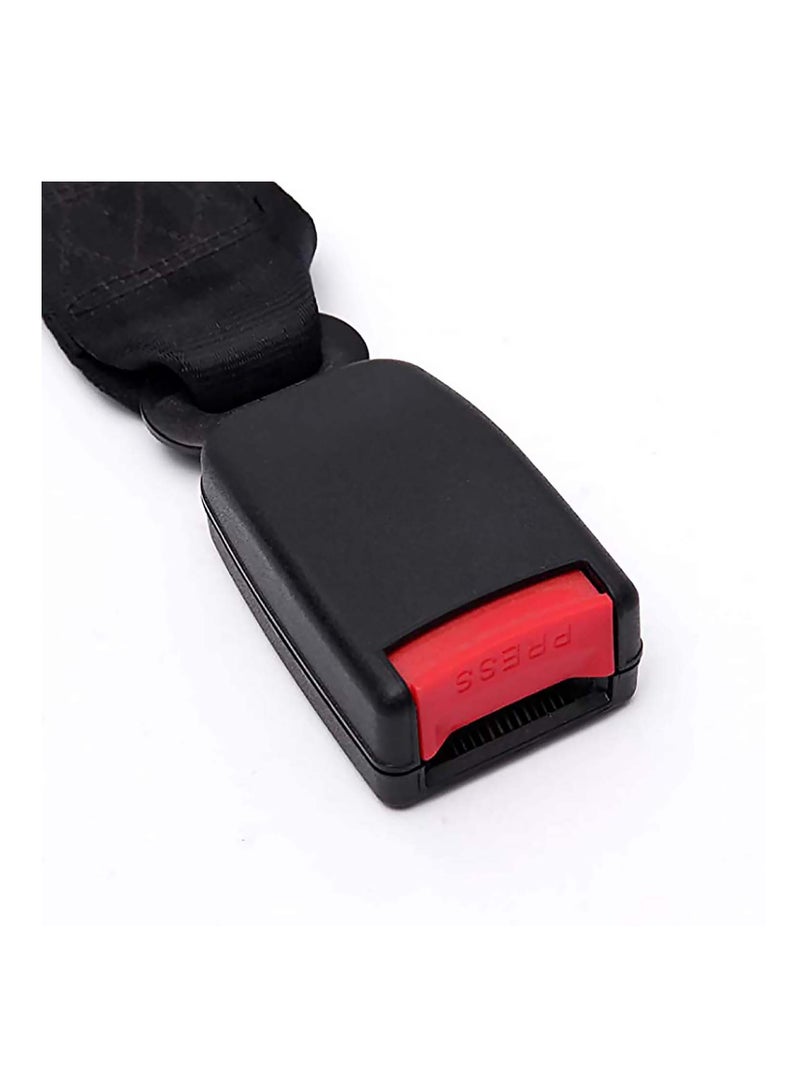 SYOSI Car Safety Belt Extender, Car Seat Belt Pads Extend, Multi Function Car Safety Belt, Extension Belt Auto Safety Belt Extender, Lengthening Safety Belt Car Accessory Black for Most Models  - Image 2