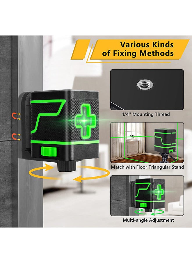 Generic Self-Leveling Laser Level, 2 Lines Laser Level Green Cross Laser Beam Line, Alignment Laser Tool for Picture Hanging and DIY Application  - Image 4