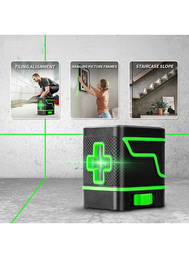 Generic Self-Leveling Laser Level, 2 Lines Laser Level Green Cross Laser Beam Line, Alignment Laser Tool for Picture Hanging and DIY Application  - Image 2