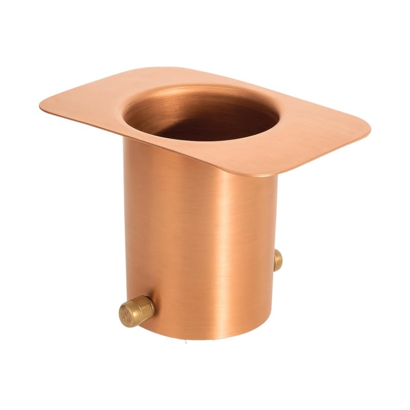 Monarch Rain Chains Gutter Adapter â€“ Standard Adapter with Brass Bolt for Chain Installation, Pure Copper Rain Chains for Gutters Mount, Rust-Resistant Drainage Mount for Roof Downspout Chain