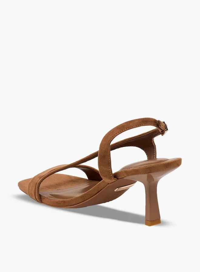 Celeste BROWN Women Solid Stilettos Heel Sandals for Women | Best Price UAE