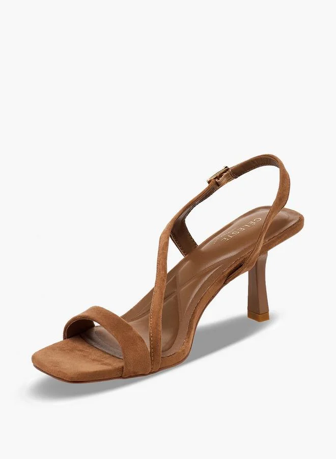 Celeste BROWN Women Solid Stilettos Heel Sandals for Women | Best Price UAE