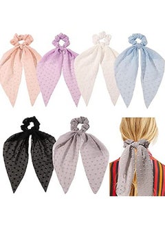 Long Hair Scarf Scrunes Silk Hair Ribbon Bow Scrunes For Women Girls Black Bowknot Hair Ties Bands 6Pcs Elastics Ponytail Holder (6 Pcs Donut Hair Ties) - pzsku/ZF3FD7C7874952D714646Z/45/_/1660655794/57b57cce-cbe3-4571-b444-7958d486885d