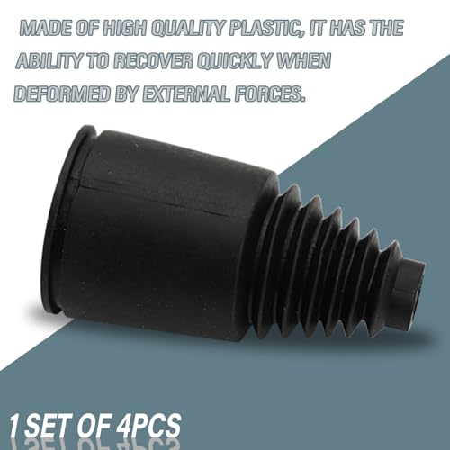 FLMLF RC Axle Boot 4PCS Quality Plastic 23 x 47mm Shock Boot Black Half-Shaft Dust Cover for 1:5 RC Remote Car Hpi Baja Rovan King Motor 5B 5T 5SC - Image 3