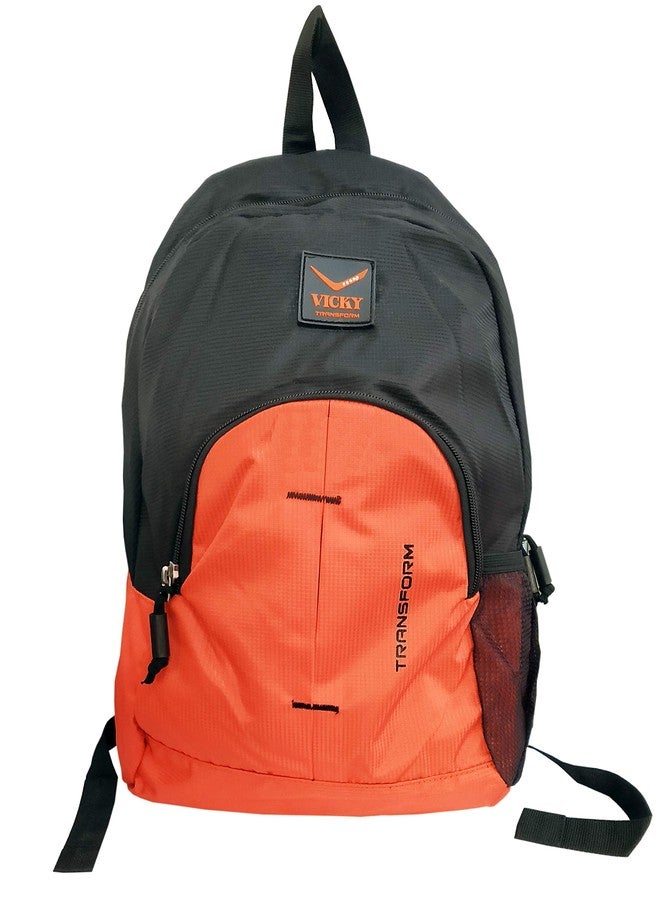 Vicky Bagpak (Rubber Logo), Black/Red - Image 1