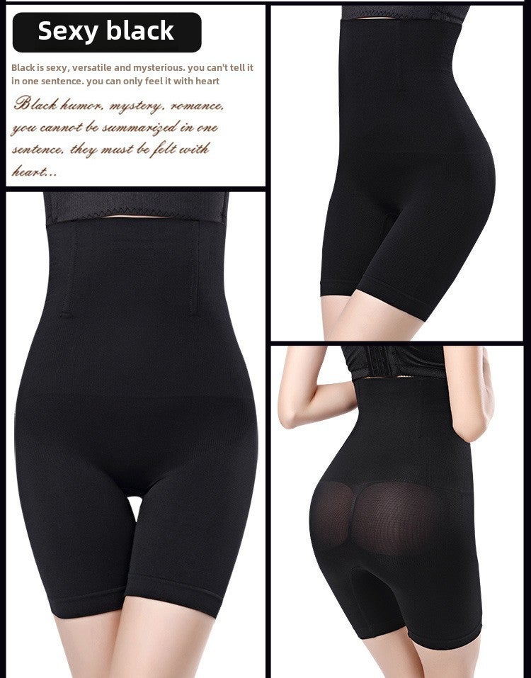 Plus Size Shaping Panties Postpartum Tummy Control High Waist Grey - Image 5